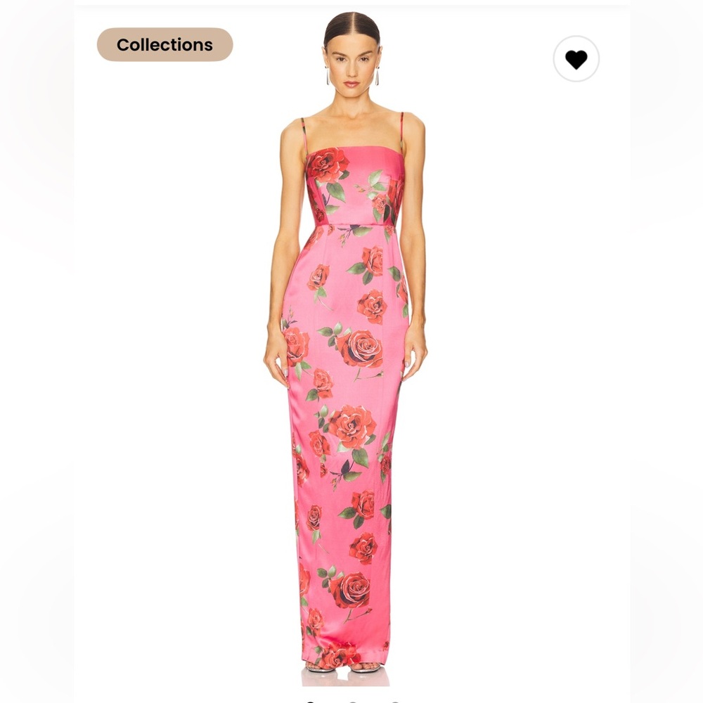 Sofia dress in pink multi by Sau Lee